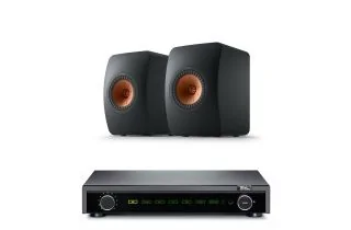 Fell Audio Fell Amp Integrated Amplifier with KEF LS50 Meta Bookshelf Speakers