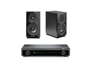 Fell Audio Fell Amp Integrated Amplifier with Sonus Faber Lumina I Bookshelf Speakers