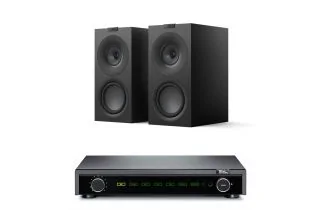 Fell Audio Fell Amp Integrated Amplifier with KEF Q Concerto META Bookshelf Speakers