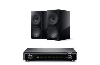 Fell Audio Fell Amp Integrated Amplifier with KEF R3 Meta Bookshelf Speakers