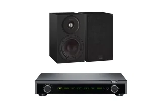 Fell Audio Fell Amp Integrated Amplifier with Dali SONIK 1 Bookshelf Speakers