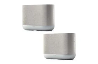 Denon Home 400 Wireless Smart Speaker Powered by HEOS with Dolby Atmos Music (PAIR) - Stone