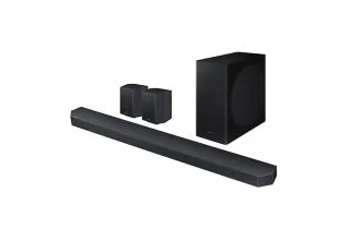 Ex Display - Samsung Q930D Q-Series 9.1.4 Cinematic Soundbar with Subwoofer & Rear Speakers (2024) - Black