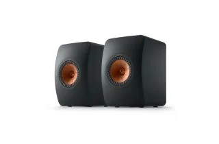 KEF LS50 Meta Bookshelf Speakers - Carbon Black