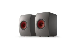Manufacturer Refurbished - KEF LS50 Meta Bookshelf Speakers - Titanium Grey