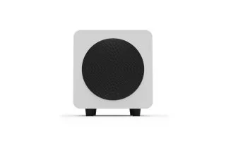 Kanto SUB6 Vinyl Subwoofer - Matte White with Black Grill