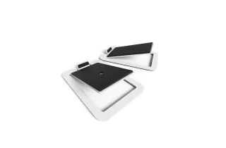 Kanto S4 Desktop Speaker Stands - White