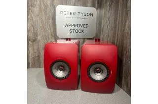 Pre-Loved - KEF LS50 Wireless II Wireless Bookshelf Speakers - Crimson Red