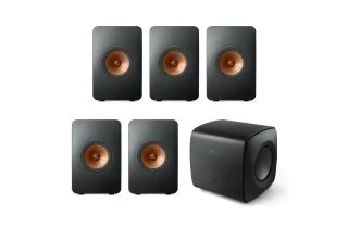 KEF LS50 Meta 5.1 Speaker Package - Carbon Black