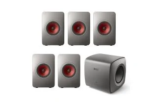 KEF LS50 Meta 5.1 Speaker Package - Titanium Grey