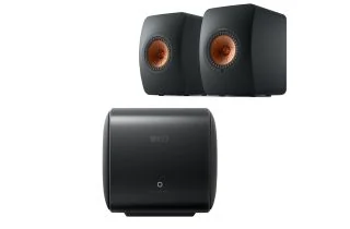KEF LS50 Wireless II AV Speaker Pack (Single KC62 Subwoofer)