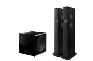 KEF LS60 Wireless AV Speaker Pack (Single KC92 Subwoofer)