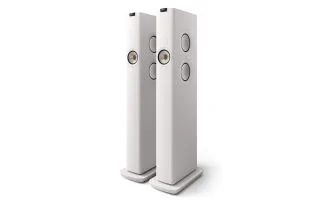 KEF LS60 Wireless Floorstanding Speaker System - Mineral White