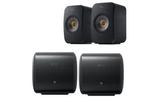 KEF LSX II AV Speaker Pack (Pair of KC62 Subwoofers)