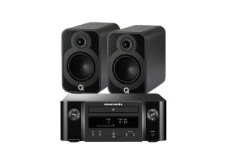 Marantz Melody X. M-CR612 Music System with Q Acoustics 5020 Bookshelf Speakers