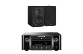 Marantz Melody X. M-CR612 Music System with Dali Kupid Bookshelf Speakers