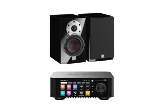 Eversolo Play CD Integrated Streaming Amplifier with Dali MENUET Bookshelf Speakers