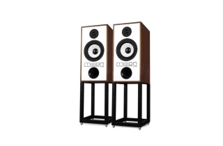 Manufacturer Refurbished - Mission 770 Bookshelf Speakers with Stands - Walnut