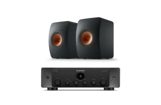 Marantz Model 40n Integrated Amplifier with KEF LS50 Meta Bookshelf Speakers