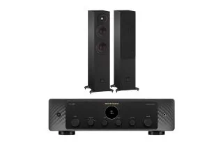 Marantz MODEL 50 Integrated 2.2 Channel Stereo Amplifier with Dali SONIK 5 Floorstanding Speakers
