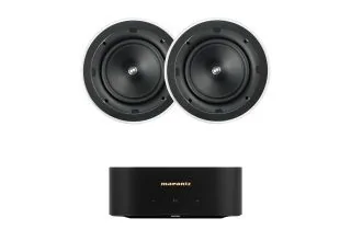 Marantz MODEL M1 2.1 Channel Streaming Amplifier with KEF Ci200ER Ceiling Speakers