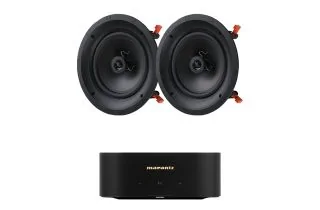 Marantz MODEL M1 2.1 Channel Streaming Amplifier with JBL B-8IC In-Ceiling Speakers