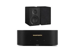 Marantz MODEL M1 2.1 Channel Streaming Amplifier with Dali Kupid Bookshelf Speakers