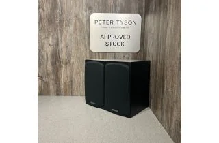 Pre-Loved - Monitor Audio Silver RX1 Bookshelf Speakers - Black