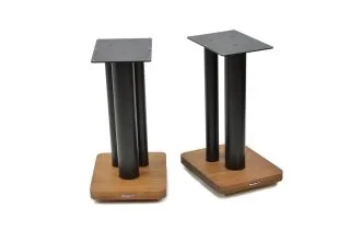 Atacama Moseco XL500 Speaker Stands - Satin Black / Dark Bamboo