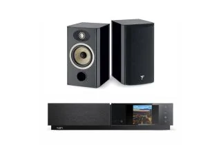 Naim Uniti Nova Streaming Amplifier with Focal Aria Evo X No1 Bookshelf Speakers