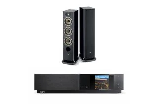 Naim Uniti Nova Streaming Amplifier with Focal Aria Evo X No2 Floorstanding Speakers