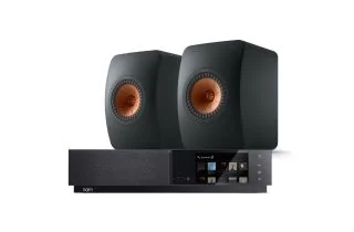Naim Uniti Nova All-In-One Player with KEF LS50 Meta Bookshelf Speakers