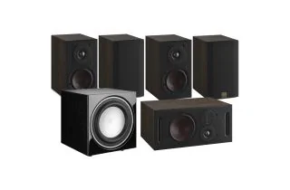 Dali Opticon 1 MK2 5.1 Speaker Package - Tobacco Oak (Vinyl)