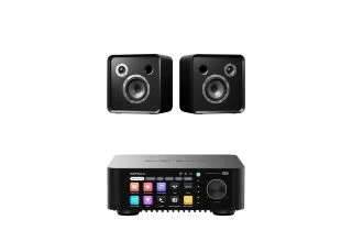 Eversolo Play Integrated Streaming Amplifier with Eversolo SE100 Bookshelf Speakers