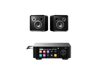 Eversolo Play CD Integrated Streaming Amplifier with Eversolo SE100 Bookshelf Speakers
