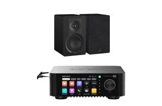 Eversolo Play CD Integrated Streaming Amplifier with Dali Kupid Bookshelf Speakers