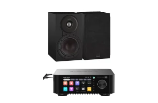 Eversolo Play CD Integrated Streaming Amplifier with Dali SONIK 1 Bookshelf Speakers