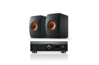 Denon PMA-1700NE Integrated Amplifier with KEF LS50 Meta Bookshelf Speakers