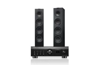 Denon PMA-1700NE Integrated Amplifier with KEF Q550 Floorstanding Speakers
