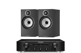 Marantz PM6007 Integrated Amplifier with Bowers & Wilkins 606 S3 Bookshelf Speakers