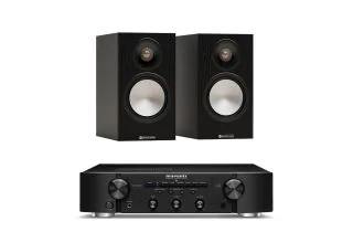 Marantz PM6007 Integrated Amplifier with Monitor Audio Bronze 50 7G Bookshelf Speakers