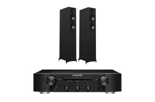 Marantz PM6007 2.2 Channel Integrated Amplifier with Wharfedale Diamond 12.4i Floorstanding Speakers