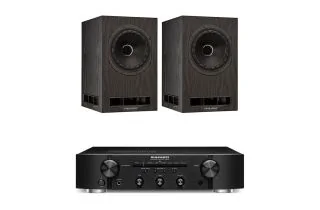 Marantz PM6007 Integrated Amplifier with Fyne Audio F5e Bookshelf Speakers