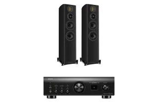 Denon PMA-1700NE Integrated Amplifier with Wharfedale Evo 5.4 Floorstanding Speakers