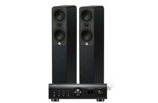 Denon PMA-1700NE Integrated Amplifier with Q Acoustics Q 5040 Floorstanding Speakers