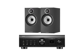 Denon PMA-1700NE Integrated Amplifier with Bowers & Wilkins 606 S3 Bookshelf Speakers