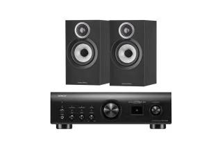 Denon PMA-1700NE Integrated Amplifier with Bowers & Wilkins 607 S3 Bookshelf Speakers