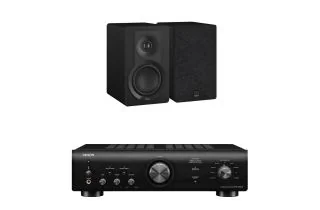 Denon PMA-600NE Integrated Amplifier with Dali Kupid Bookshelf Speakers