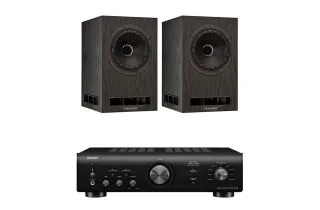 Denon PMA-600NE Integrated Amplifier with Fyne Audio F5e Bookshelf Speakers