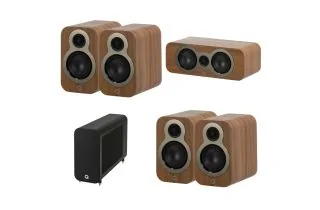 Q Acoustics 3010c 5.1 Speaker Package - Oak